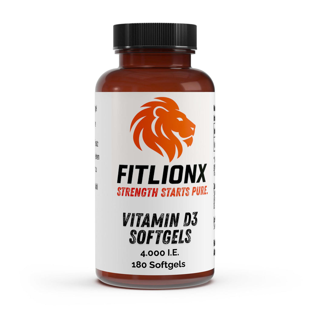 FITLIONX Vitamin D3 4.000 IE - 180 Softgels