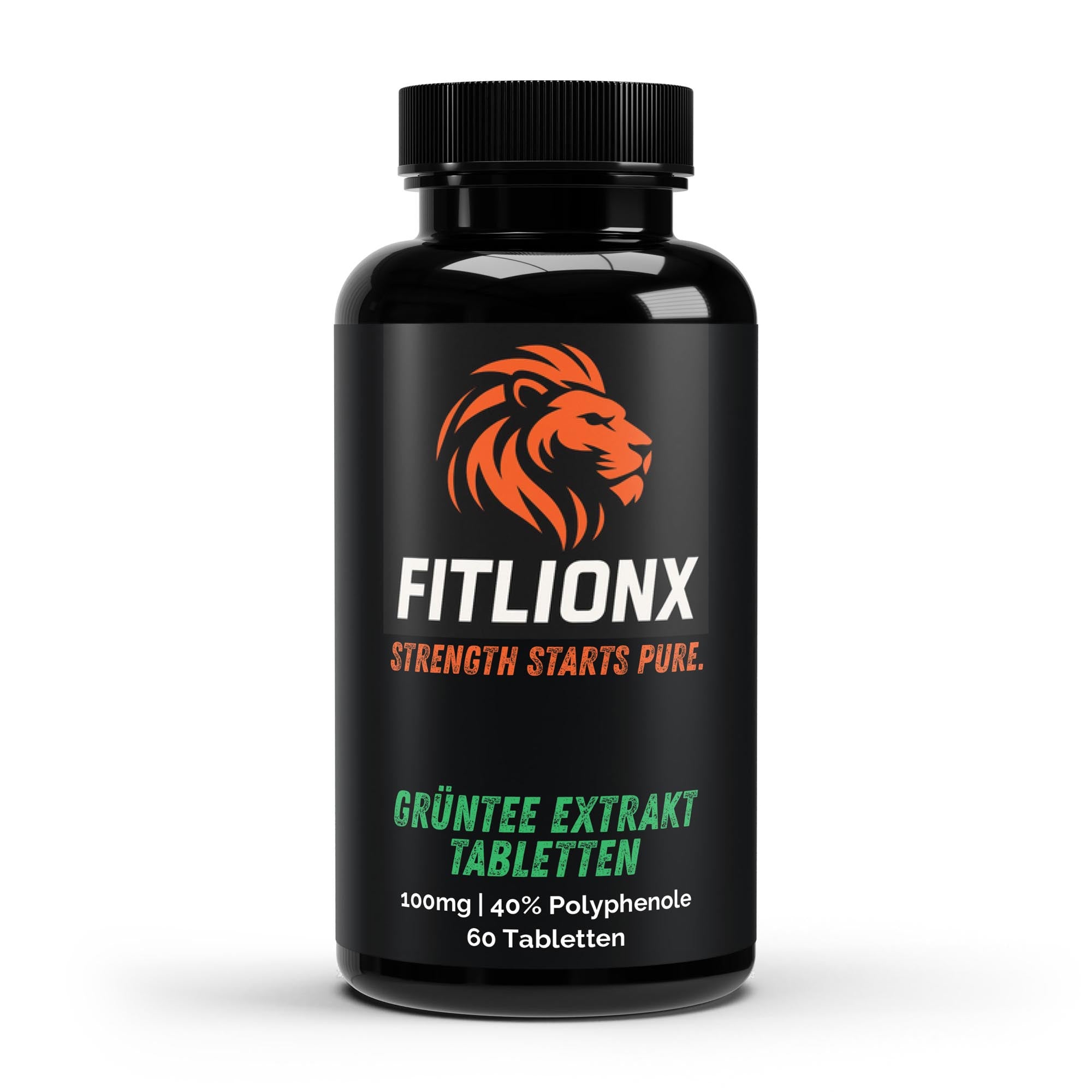 FITLIONX Grüntee Extrakt 40% Polyphenole - 60 Kapseln