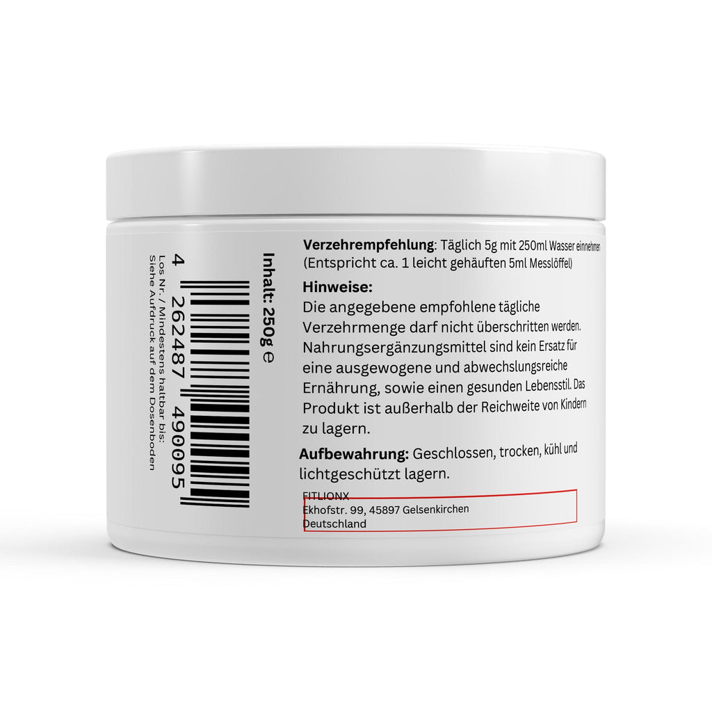 FITLIONX Taurin Pulver - 250g