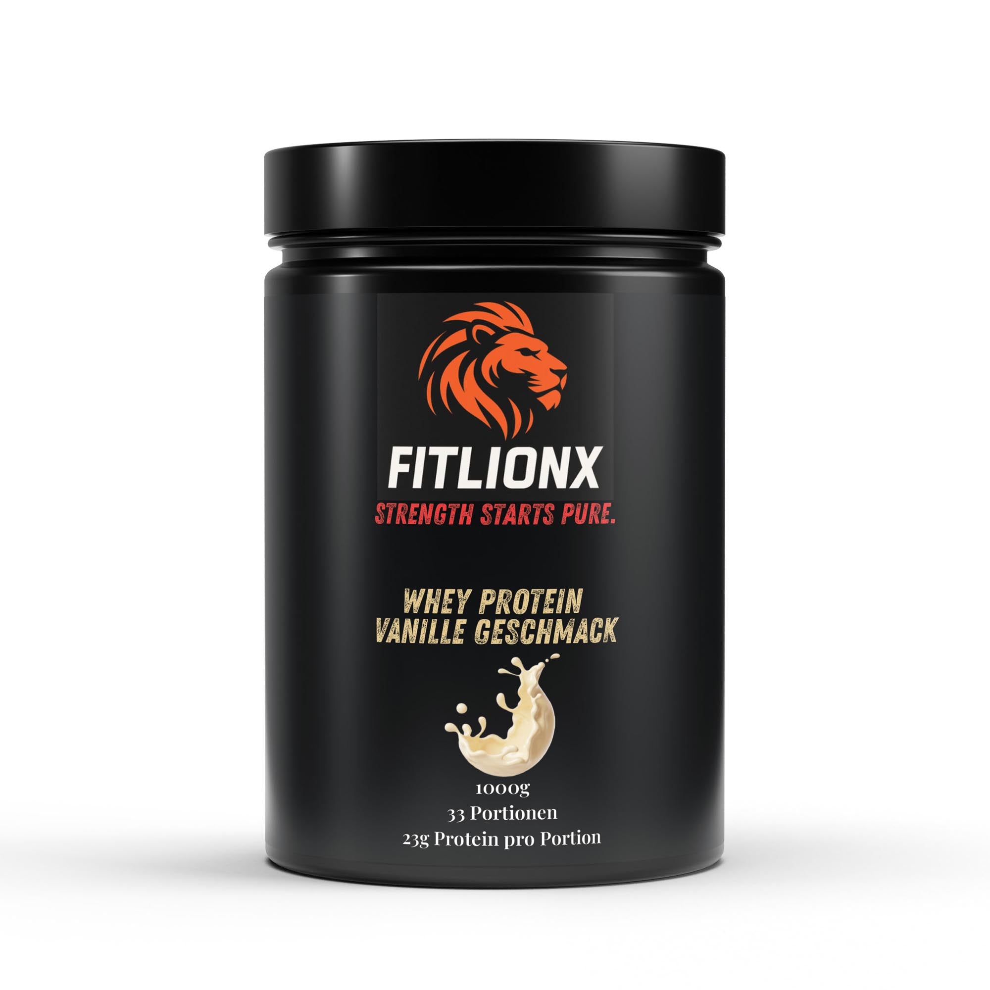 FITLIONX Premium Whey Protein Vanille - 1.000g