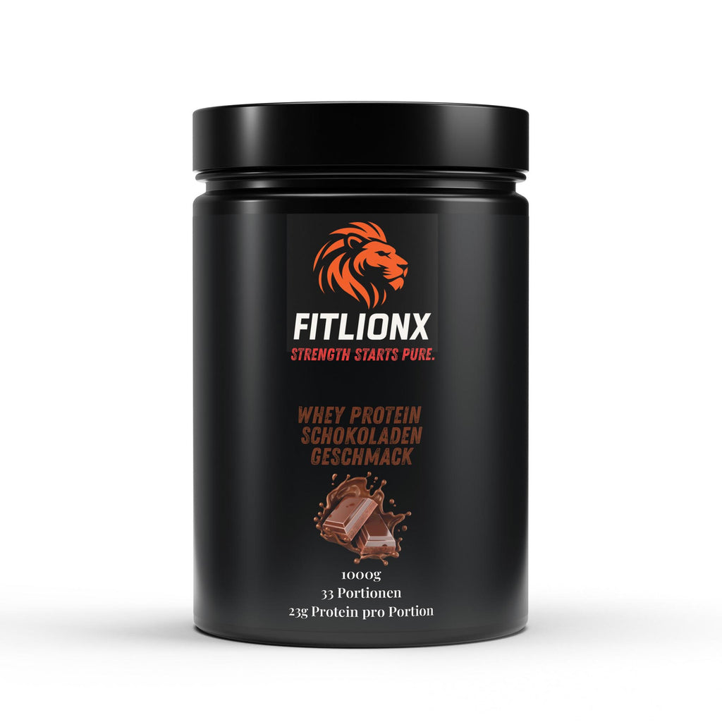 FITLIONX Premium Whey Protein Schokolade - 1.000g